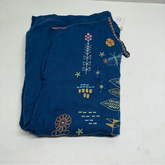 Johnny Was Biya Embroidered linen Blue Tunic dress size XL NWT - Picture 15 of 15